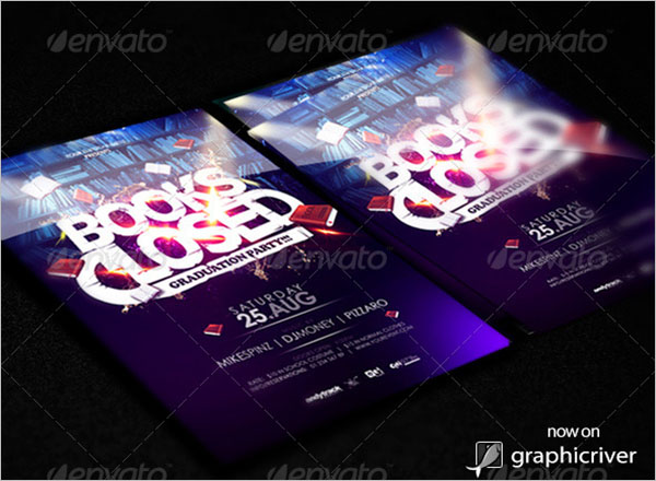 Memorial Graduation Flyer Template
