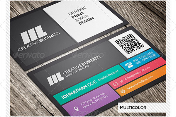 qreader on business card