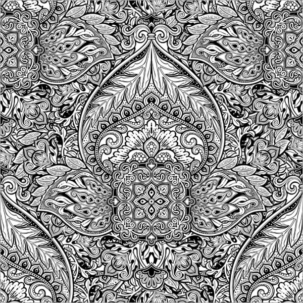 Minimal Vintage Floral Texture
