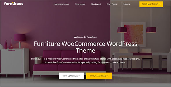 Modern Furniture WordPress Theme