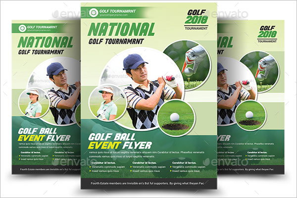National Golf Flyer Template