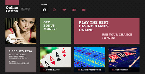 Online Poker WordPress Theme
