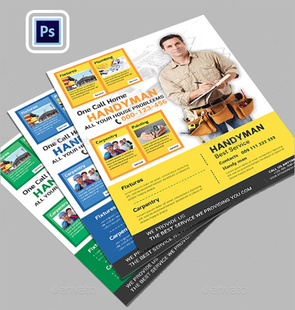 Plumber Flyer Photoshop Template