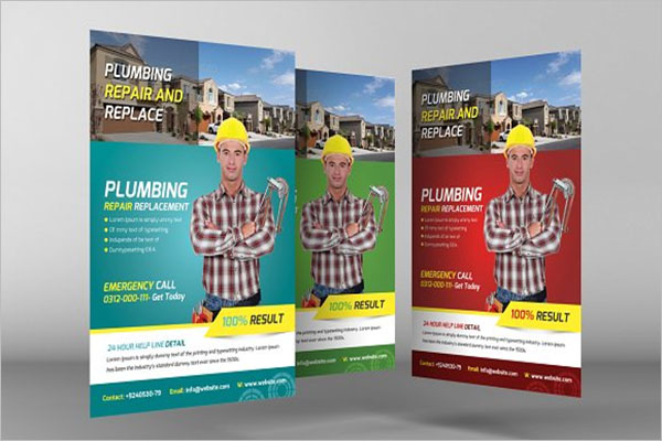 Plumber Service Flyer Template