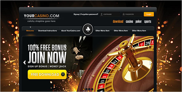 Poker Website WordPress Theme