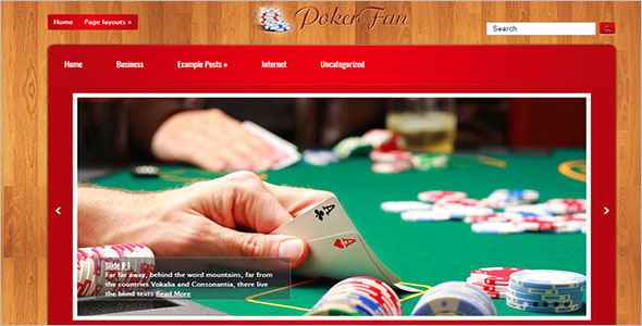 Poker WordPress Theme Free Download