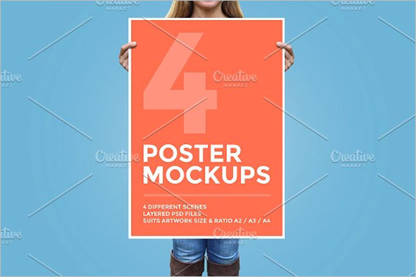 Poster Mockup Bundle Template