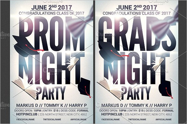 Prom-Graduation Night Party Flyer