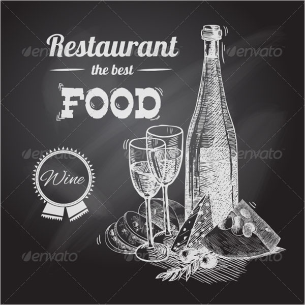 Restaurant Hand Drawn Poster