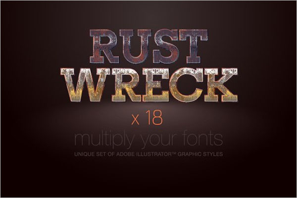 Rusted Metal Texture Illustrator