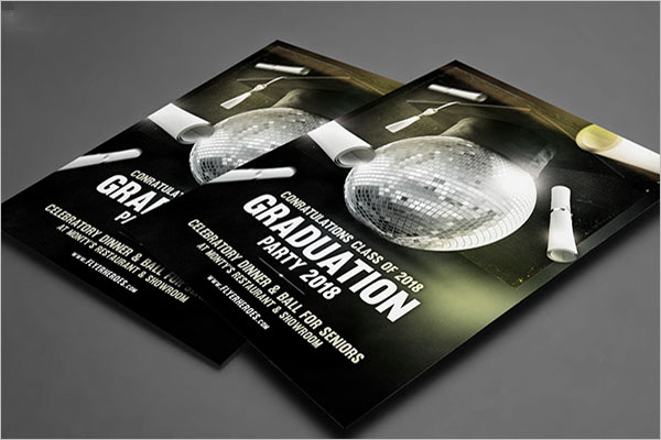 Sample Graduation Flyer Template