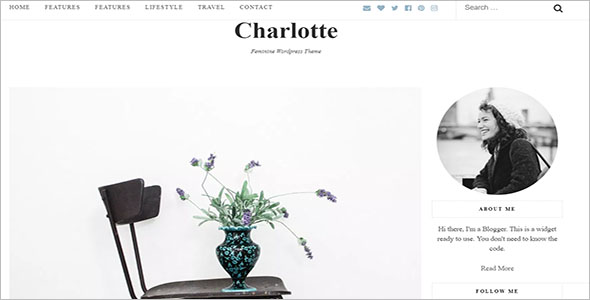 Sample Lifestyle Blog Theme