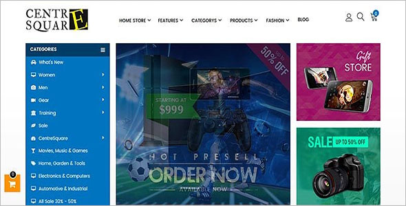 Shopping Center Magento Theme
