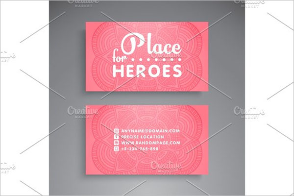 Tattoo Shop Business Card Template
