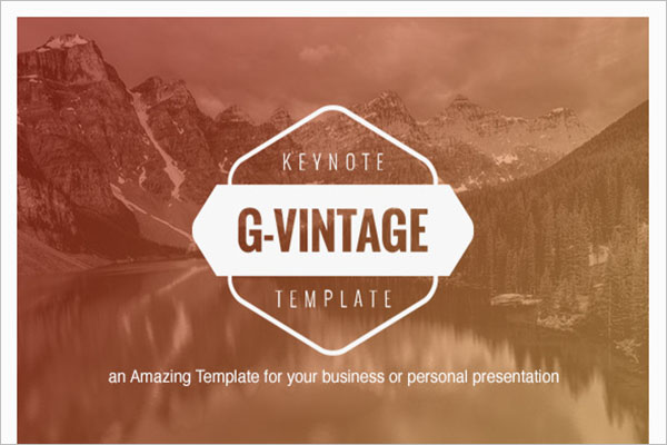 Vintage Presentation Graphic Design