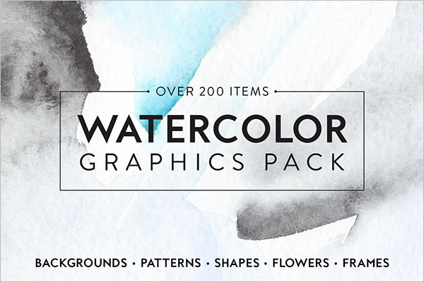 Watercolor Graphic Poster Design