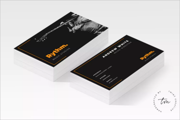 music Academy Business Card