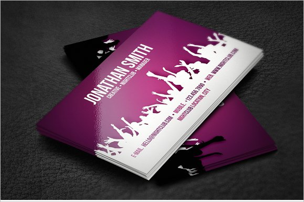 music business card vectar
