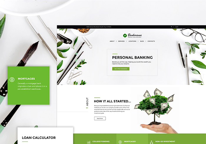 Bank WordPress Theme 