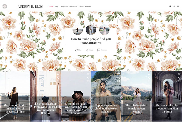 Audrey WordPress Theme