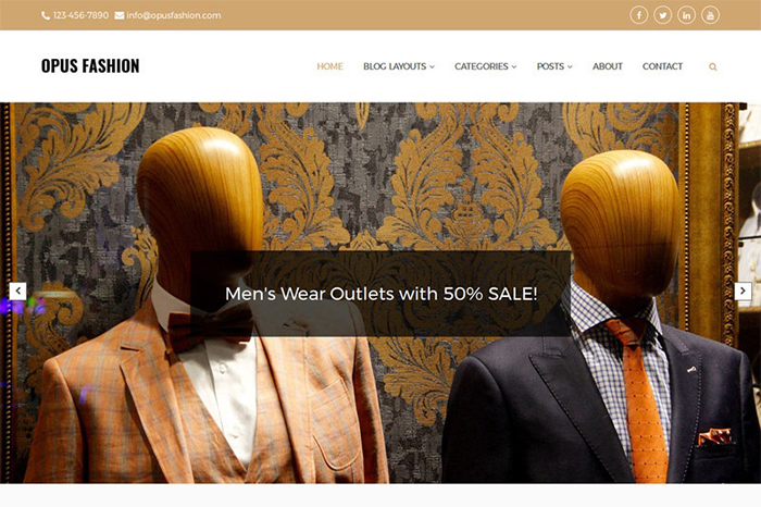 Opus Fashion - Multi-purpose Blog WordPress Theme