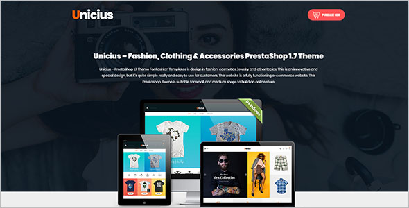 Accessories PrestaShop 1.7 Theme