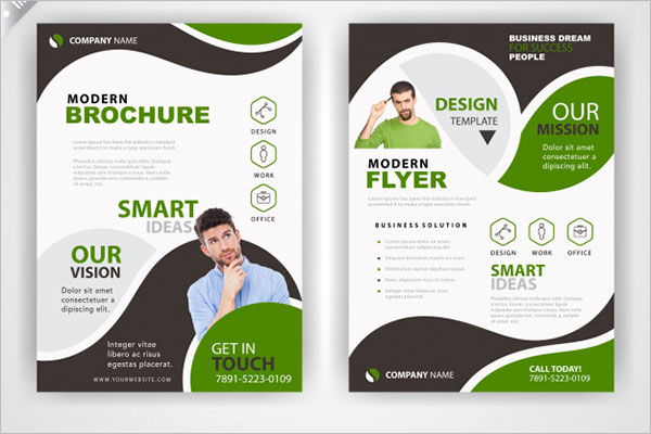 Back & Font Flyer Template