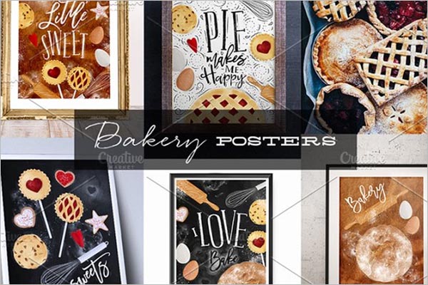 Bakery Advertising Poster Template