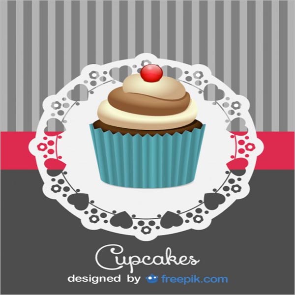 Bakery Cupcake Poster Design