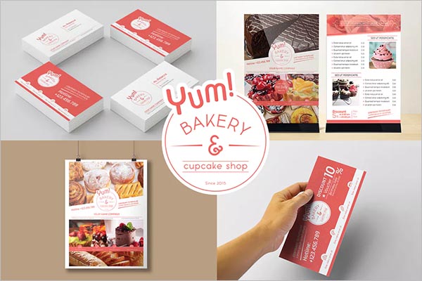 Bakery & Cupcake Shop Bakery Poster Design