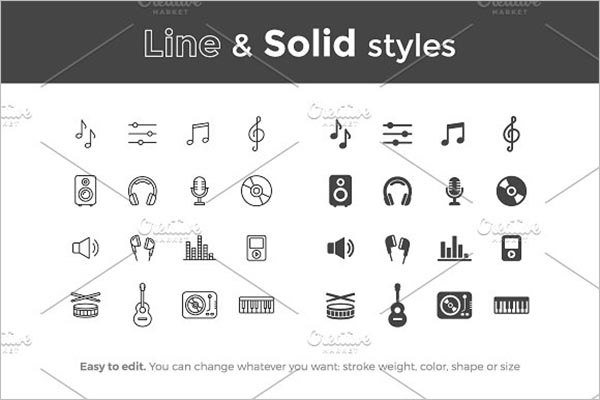 Best Music Icons Design