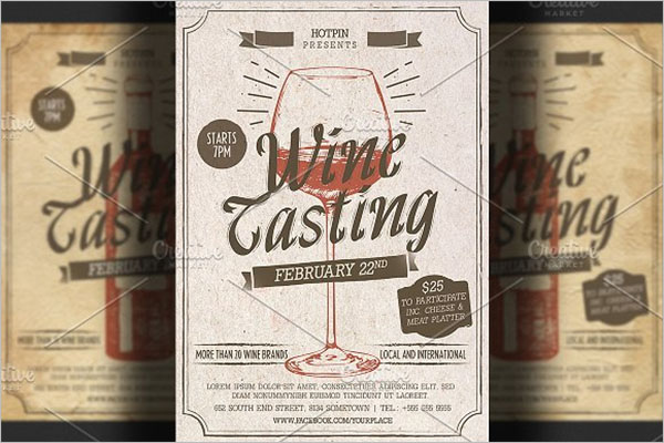 Best Wine Flyer Design
