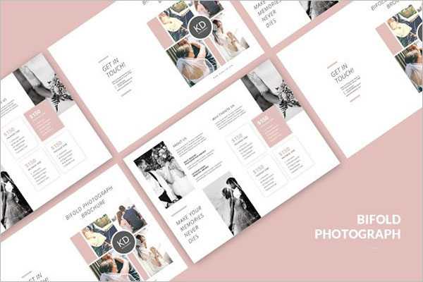 Bi-fold Pricing Photograph Brochure