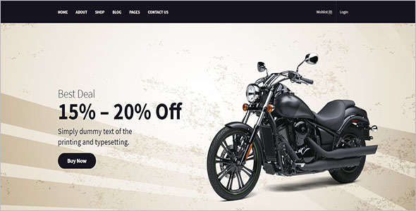 Bike Parts Store WooCommerce Theme
