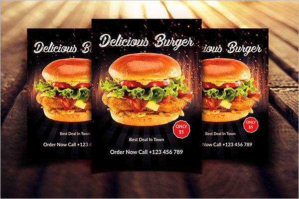 Burger Flyer Design Template