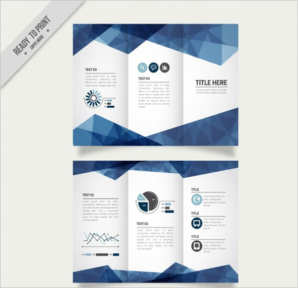 Business Trifold Free Vector Design