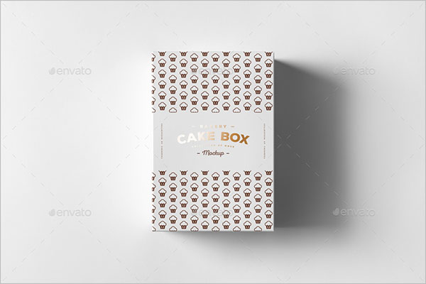 Cake Box Mockup