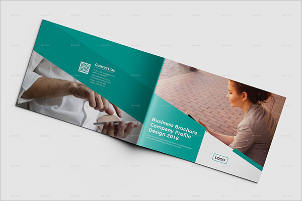 Clean Landscape Brochure Design