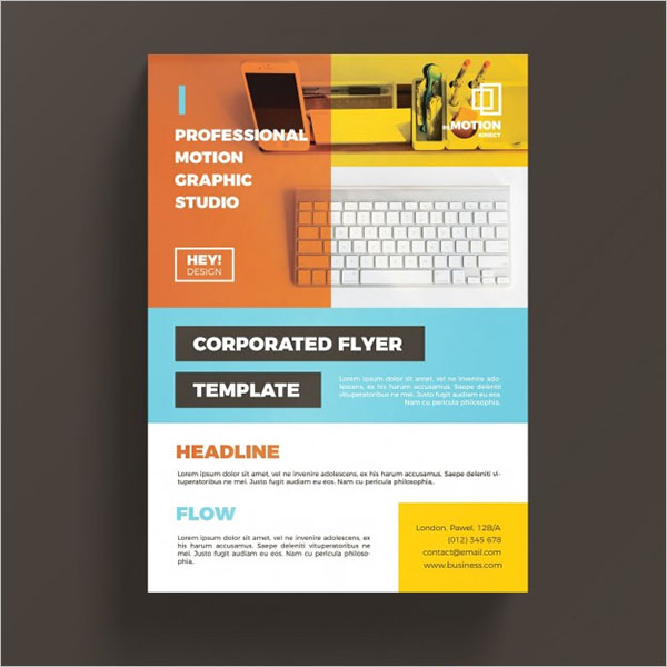 Colorful Corporate Business Flyer Template