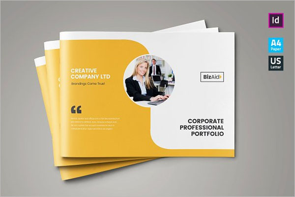 Company Landscape Brochure Design