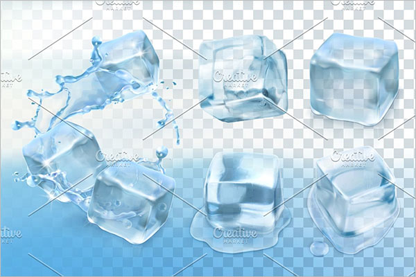 Cool Ice Cube Background