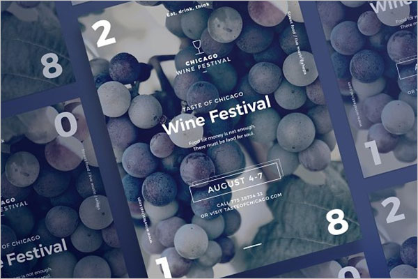 Customizable Wine Flyer Design