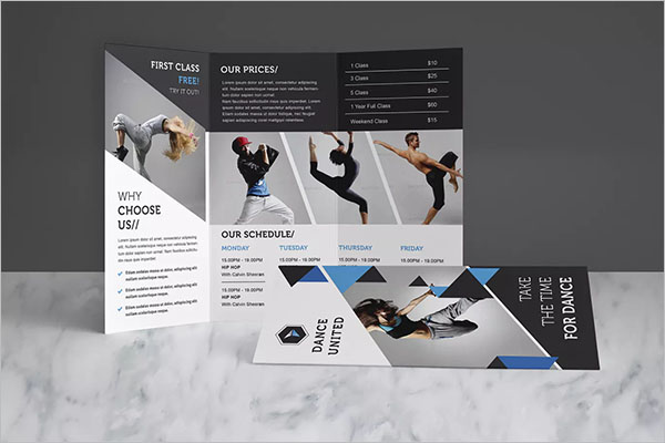 Dance Studio Brochure Pack