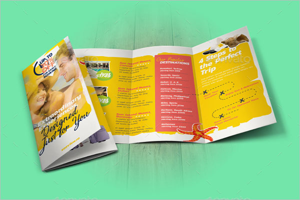 Editable Travel Brochure Design