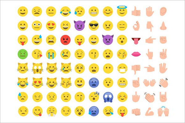 Emoticon Emoji Big Set