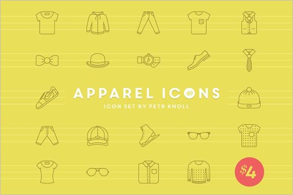 Fashion Apparel Icons Design