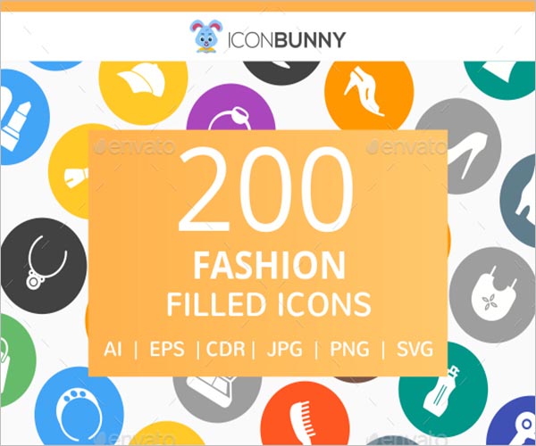 Fashion Filled Round Icon