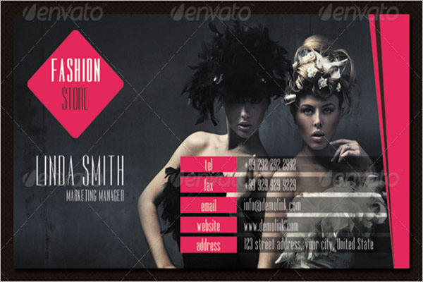 Fashion Store Business Card Template