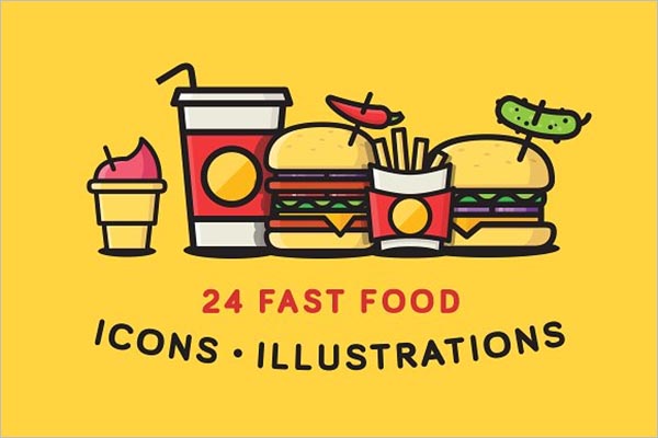 Fast Food Icons & Designs