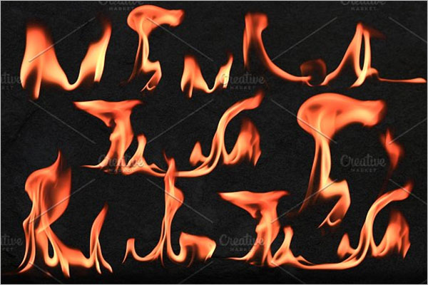 Fire Flame Brushes